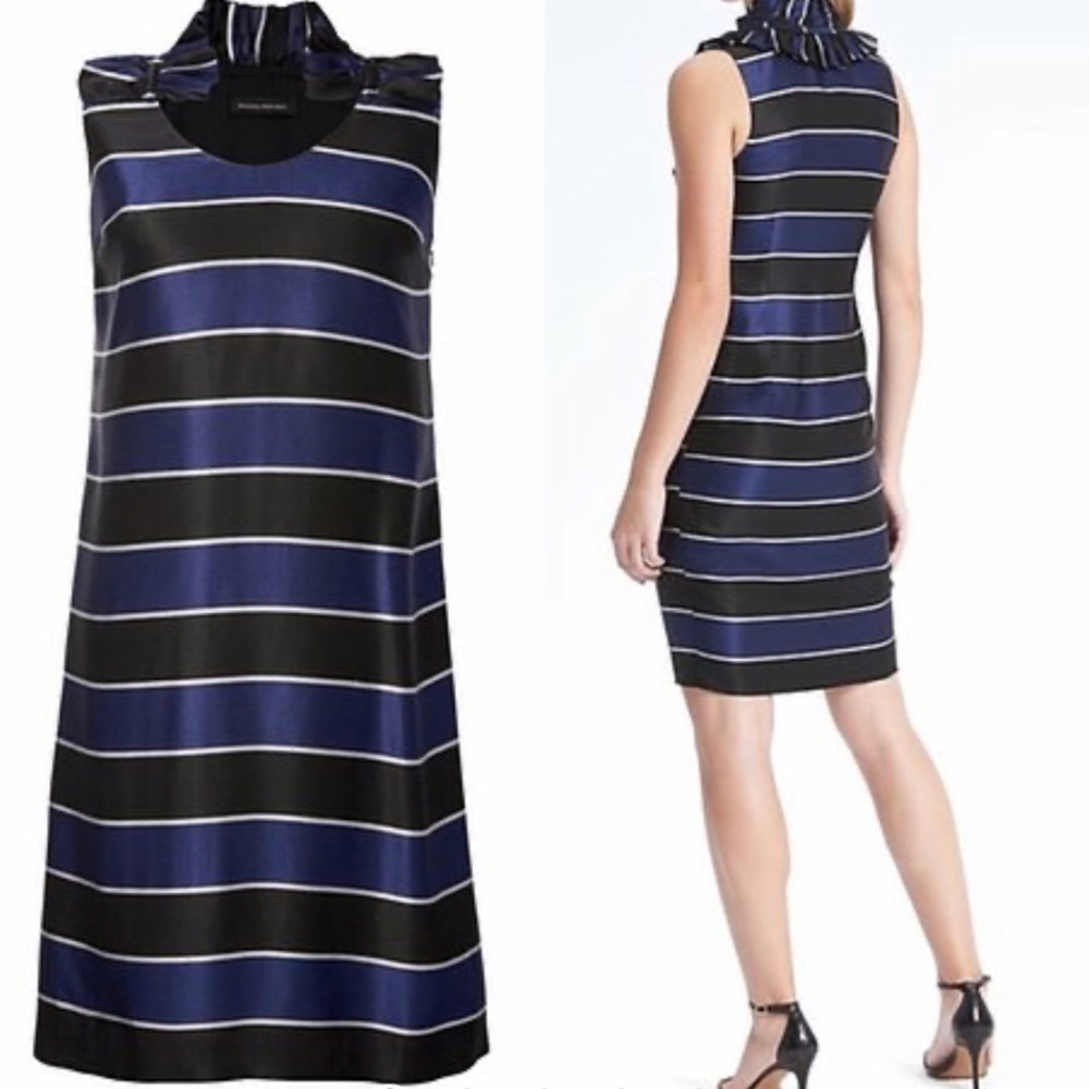 Banana Republic striped shift dress